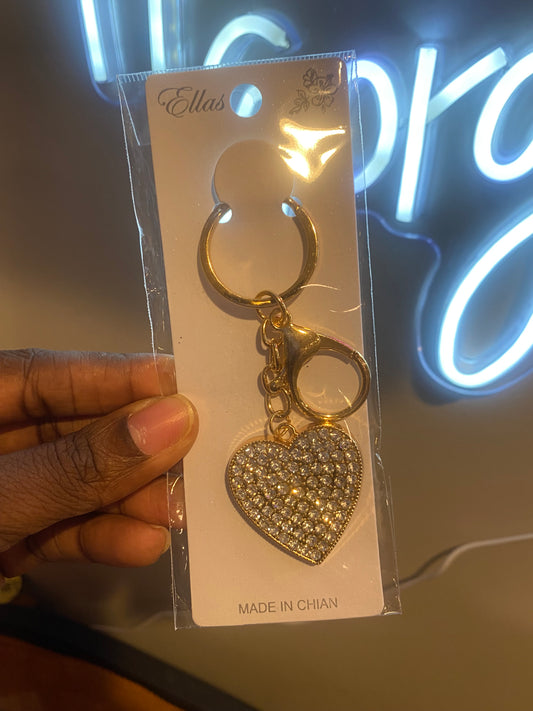 Heart Bag Charms/ Key Chains