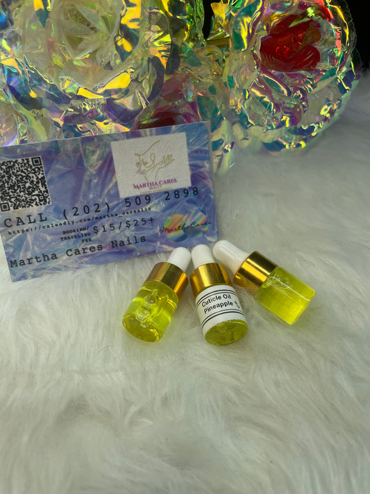 Small Pineapple Scented Cuticle Oil