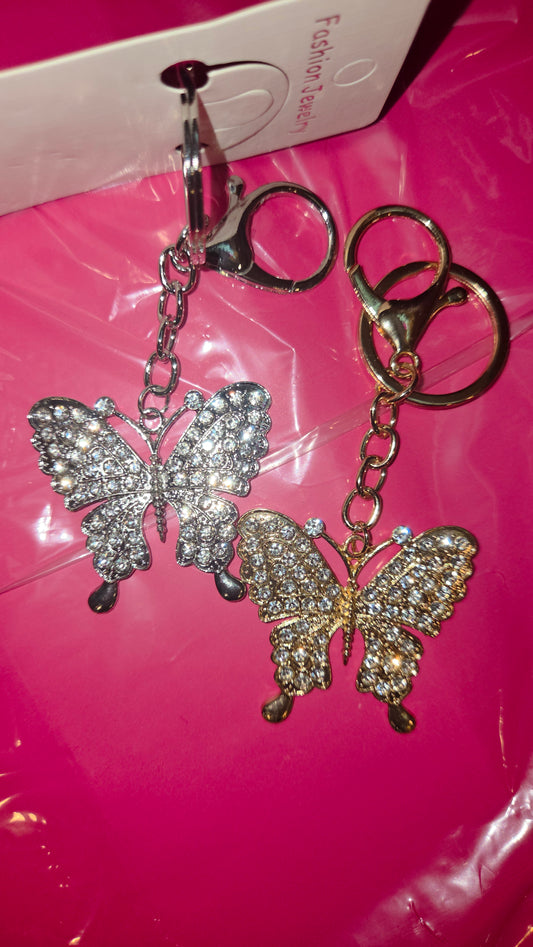Butterfly Bag Charms/ Key Chains
