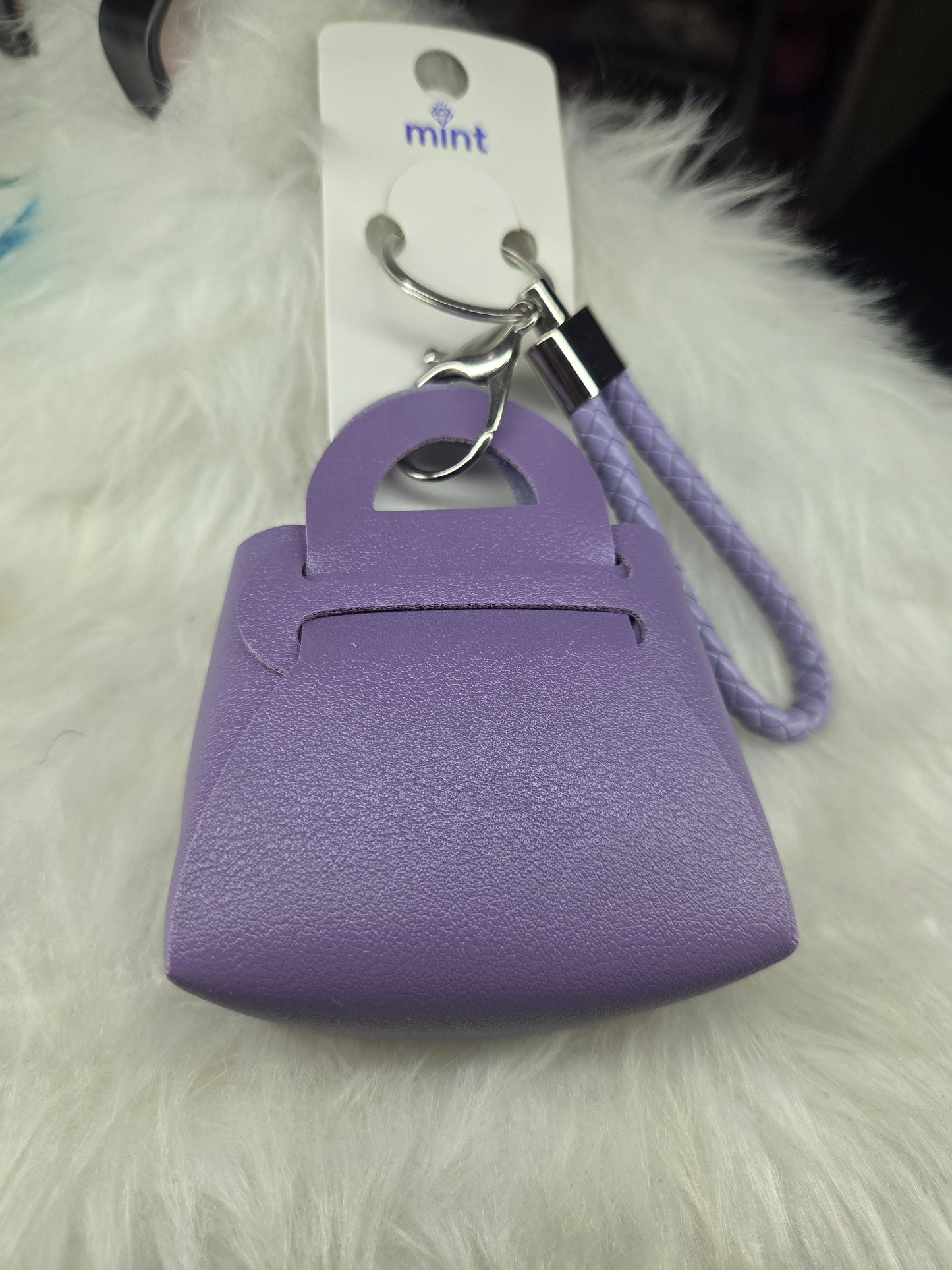 Purple Mini Purse Charm